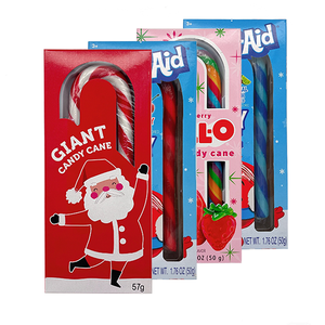Caramelo duro Halal al por mayor <span class=keywords><strong>de</strong></span> fábrica, paquete individual personalizado <span class=keywords><strong>de</strong></span> 50g, para bastones <span class=keywords><strong>de</strong></span> caramelo <span class=keywords><strong>de</strong></span> sabor a menta Navidad, embalaje <span class=keywords><strong>de</strong></span> regalo - Product Image 3