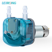 LEIRONG BP2000ml Oem Tête de pompe de qualité alimentaire Dosage de liquide Distributeur 24v Tuyau Pompe péristaltique Machine à boissons Petite machine péristaltique