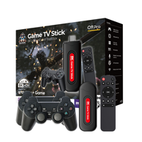 Consoles de jeux vidéo Q9 Pro sans fil 2,4 GHz, système Android, boîte de jeux TV, sortie HD, 64 Go, 40 000+ jeux, stick de jeu TV 3D