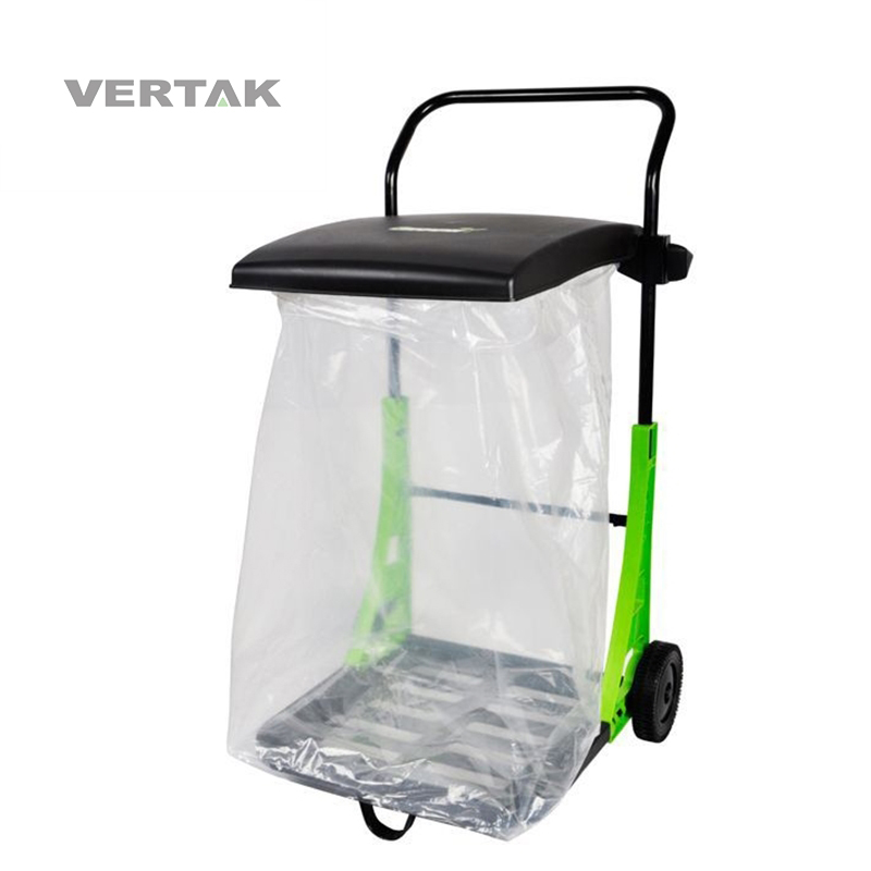 VERTAK 80L многофункциональная садовая корзина для мусора, уличная корзина для листьев с пластиковым пакетом