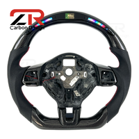 Volant en fibre de carbone avec écran LED pour VW Volkswagen MK6 Golf6 R GTI R Scirocco Jetta Passat CC Polo 6r 2008-2013