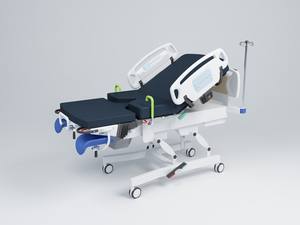 Медицинская кровать MEIDI BR-S6 из высококачественной стали и пластика для гинекологии и акушерства, экономичная, для хирургических осмотров - Product Image 6