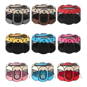 Valla para mascotas con diseño octogonal, tienda plegable para gatos, habitación de maternidad, cierre de cremallera, jaula protectora para perros, caja nido para gatos - Product Image 5