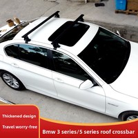 Barres transversales à griffes de tigre verrouillables sans perçage pour BMW 3/5 berlines essence et électriques, compatibles avec les coffres de toit