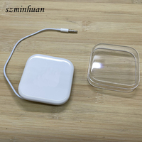 Earphone Kabel 3.5mm untuk iPhone, Earphone Original untuk iPhone 7 8 X, Headphone Headset Handsfree dengan Kotak Asli