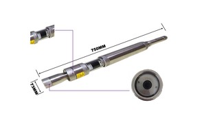 Kamera sumur dalam kamera ganda Crank Manual 100 meter, dengan fungsi perhitungan kedalaman, kamera 73mm rotasi 360 derajat Model sederhana - Product Image 2