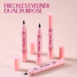 SEITE VINE Natural Freckle Pen Eyeliner Doppelkopf-Bleistift form Wasserdicht auf chemischer Basis Schnellt rocknend Einfach Langlebig auftragen - Product Image 3