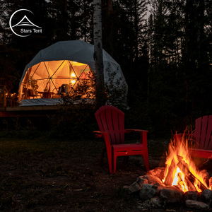 Dôme géodésique préfabriqué 7m avec intérieur spacieux pour maisons de glamping permanentes ou hébergements de villégiature en plein air - Product Image 2