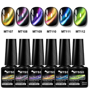 <span class=keywords><strong>MTSSII</strong></span> 7ml für Nails Glitter Semi permanentes UV-Gel Nail Art Lack Rainbow Shadow Magnetic Gel Cat Eye Magnetic Nail Gel - Product Image 6