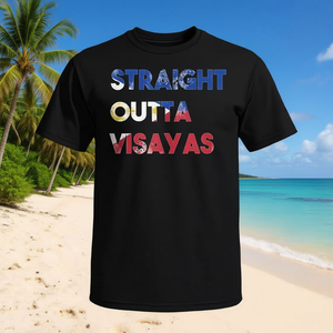 T-shirt Straight Outta Visayas, orgoglio delle isole filippine - Product Image 3