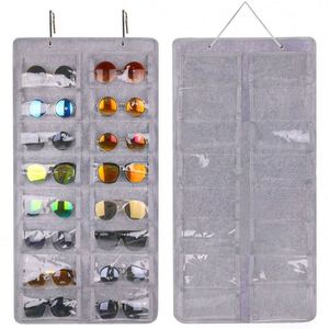 New Sunglasses Organizer <b>Bag</b> 16 Solt Glasses Storage <b>Bag</b> Wall Pocket Display Hanging on Door or Wall - Product Image 6