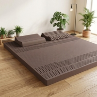 Surmatelas en latex convertible Apivita respectueux de l'environnement - Doux, épaisseur 5-15 cm, design moderne, chambre à coucher, maison, hôpital, hôtel