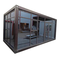 Muros Cortina de Vidrio Transpirables para Casas Contenedor Prefabricadas, Edificios de Oficinas Modernos y Hoteles con Diseño Posmoderno