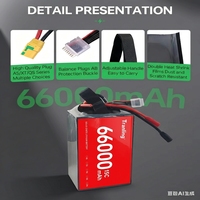 Batterie Lipo HV haute densité 66Ah 66000mAh 6S 12S 16S pour avion, Pack de batteries Lithium-Ion 6S 12S 14S 18S 24S 66000L