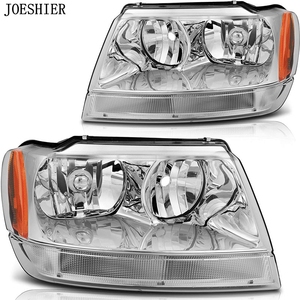 Prix avantageux pour les accessoires de voiture Grand Cherokee 1999-2004, phares LED modifiés, feux de jour DRL, lampe torche - Product Image 1