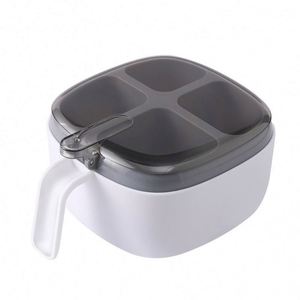 4 in 1 High Quality Plastic Seasoning <b>Box</b> Set with Lid Kitchen Spice Container Food Flavor Organizer for <b>Camping</b> by Wanda.Store - Product Image 1