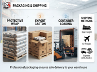 Sacs pré-ouverts recyclables en LDPE bio-sourcé durable pour centres d'expédition automatiques – Emballage chaussures et chaussettes anti-emmêlement