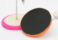 Jouet interactif pour chat, ventouse à ressort en Sisal, vente en gros, livraison gratuite