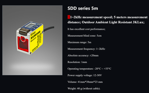 <span class=keywords><strong>Sensor</strong></span> Fotoelétrico Infravermelho a Laser TOF Quadrado de 5m para Detecção de Equipamentos - Product Image 5