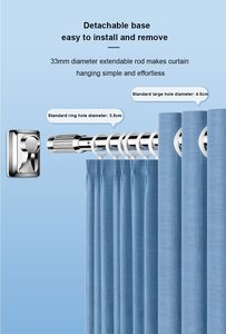 Séchoir à linge mural rétractable <span class=keywords><strong>sans</strong></span> <span class=keywords><strong>perçage</strong></span> en acier au carbone <span class=keywords><strong>pour</strong></span> balcon et fenêtre en <span class=keywords><strong>baie</strong></span> - Product Image 6