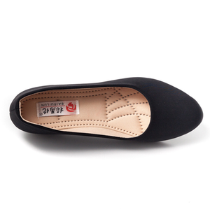 Wholesale Original <strong>Black</strong> Ladies Spring and Autumn <strong>Small</strong> Size Chunky <strong>Heels</strong> Women's Dress Shoes Formal Work Women's <strong>Heels</strong> - Product Image 4