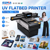Venta Directa de Fábrica, Impresora UV Plana de Formato Medio 6090 con Cámara CCD Visual para PVC, Vidrio, Acrílico y Madera
