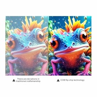 P0.9 P1.25 P1.5 Panel Dinding Video TV Mikro LED Residensial, Panel Dinding Mikro LED COB 4k 8k Layar LED Full HD Indoor untuk Ruang Rapat