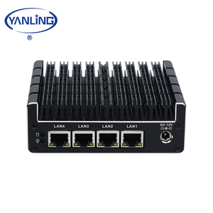Pfsense firewall J3160 barebone mini pc 4 NIC Fanless firewall VPN server router - Product Image 1