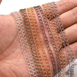 O-Chain Jewelry Findings <b>Copper</b> Clad Iron Silver Gold Rhodium Gun Black Antique Bronze For <b>Bracelet</b> Making 10 Pieces - Product Image 3