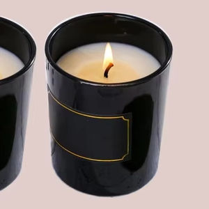 Porte-bougies en verre givré de haute qualité, flacons d'aromathérapie, pots à bougies, décorations d'intérieur et articles d'aromathérapie. - Product Image 1