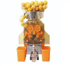 Exprimidor eléctrico de naranja fresca, máquina extractora automática de zumo de naranja y limón