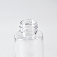 KINPACK Flacon pulvérisateur cosmétique en plastique PET 50ml 80ml 100ml avec bouchon à large ouverture et pompe pour sérum et lotion de soin de la peau