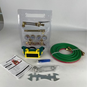 Equipo de soldadura y corte portátil UWELD con manguera y reguladores para trabajos en metal - Product Image 4