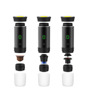 Machine à expresso portable mini semi-automatique, <span class=keywords><strong>compatible</strong></span> café moulu et capsules, électrique USB/batterie, durable, pour extérieur et usage domestique - Product Image 1