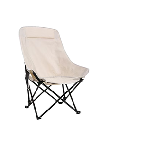 हाई-बैक मून चेयर बांस आरामदायक रेक्लाइनिंग पोर्टेबल स्टोरेज आउटडोर तह बीच कैंपिंग चेयर आउटडोर फर्नीचर - Product Image 3