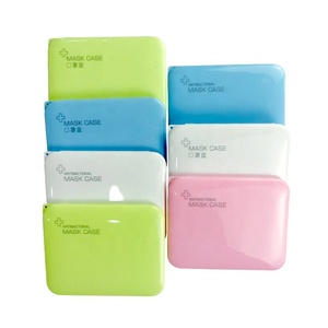 desechable cara <span class=keywords><strong>mas</strong></span> guardián soporte plegable de almacenamiento mak titular maskk caso antibacteriano - Product Image 3