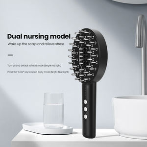 Cepillo Masajeador de Cuero Cabelludo EMS Portátil con Batería Eléctrica y Tecnología de Vibración por Microcorriente para el Crecimiento del Cabello - Product Image 5