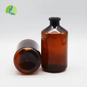 Bouteille de 300ml en plastique médical marron pour animaux de compagnie, bouteille d'injection pour animaux pharmaceutiques