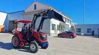 Tracteur agricole à roues 4x4 certifié CE EU, 50HP, 60HP, 70HP, avec chargeur frontal, pour le travail du sol, moteur diesel 4WD, Agricola
