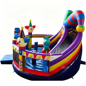Château gonflable commercial Circus World <span class=keywords><strong>pas</strong></span> <span class=keywords><strong>cher</strong></span> avec toboggan et mur d'escalade, aire de jeux gonflable extérieure - Product Image 6