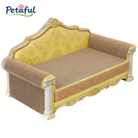 Canapé-lit pour chat en carton ondulé haute densité, moderne, grand format, écologique et luxueux, assemblé sans déchets