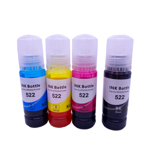 สีที่ใช้ร่วมกันได้ T522 522 ชนิดน้ำสำหรับเติมขวดสำหรับการพิมพ์ระบบจ่ายต่อเนื่อง ET-2803/ET-2800/ET-2720/ - Product Image 2