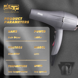 Secador de Pelo Profesional Dsp de 2000W con Tecnología Iónica, Grado Salón, con Boquilla Concentradora para Uso Doméstico y en Barberías - Product Image 3