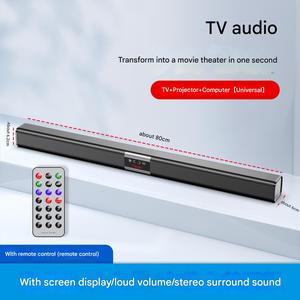 Soundbar Home Theater System Tv <strong>Pc</strong> Compatible 3.5Mm Aux Wired Wireless Surrounding <strong>Surround</strong> Stereo Soundbar <strong>Speaker</strong> Echo Wall - Product Image 5