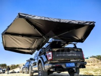 Auvent latéral XL double poteau 270 degrés à LED, robuste, pour SUV, 4x4, camping, overlanding, voyages en plein air