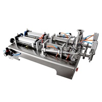 Machine de remplissage de pâte à souder machine de remplissage de pâte à double buse avec bouteilles bocaux