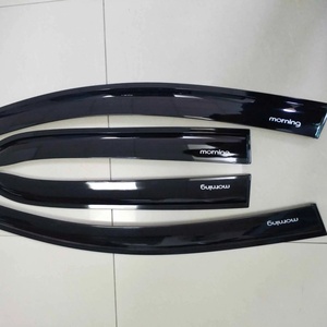 กันสาดประตูหน้าต่างรถยนต์ KQD ขายดีจากโรงงาน ผลิตตามสั่ง สำหรับ Kia Morning ปี 2018 ขึ้นไป - Product Image 1