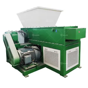 Chất thải Thảm vải dệt bông len quần áo sợi da trục đơn Shredder