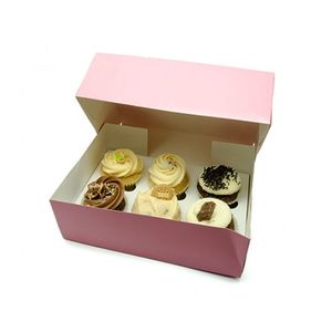 Hot Sale Luxury Paper Cake Slice Round Box Packaging Custom Cake Boxes Transparent