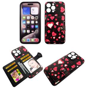 Alta calidad Tpu + Pc + Pu personalizado bolsas <span class=keywords><strong>y</strong></span> estuches para teléfonos móviles para <span class=keywords><strong>Iphone</strong></span> 15 <span class=keywords><strong>14</strong></span> <span class=keywords><strong>13</strong></span> <span class=keywords><strong>Pro</strong></span> <span class=keywords><strong>Max</strong></span> con tapa la bolsa de la tarjeta izquierda <span class=keywords><strong>y</strong></span> derecha - Product Image 4